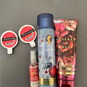 Bath & Body Works Bundle and with  Heart Pouch coin purse